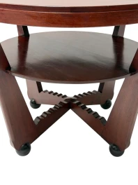 1920s Art Deco Coffee Table by Max Coini in American Walnut